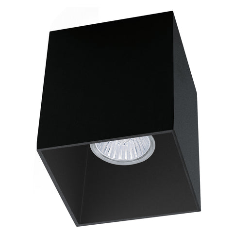 Ceiling luminaire "Polasso Pro" square 35W black IP20