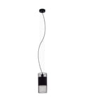 Pendant luminaire "Shilton" E27 60W black