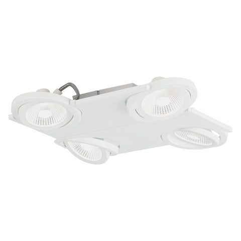 Brea Pro 4flg. 4x 9W 4000K white IP20