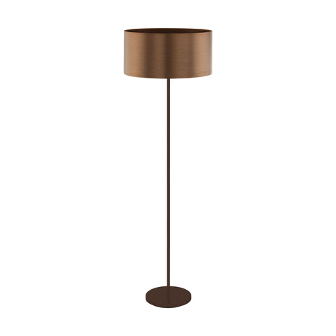 Floor luminaire "Saganto" E27 60W brown/brown-copper