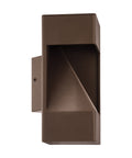 Cattolica 12W 3000K rust-brown powder-coated IP44