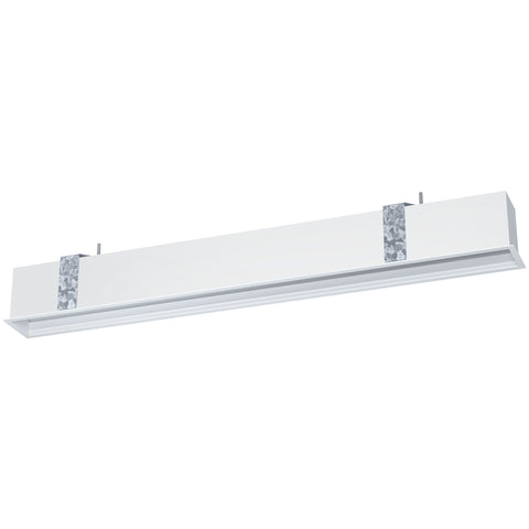 Empty profile recessed Cable harness white matt L-2850mm