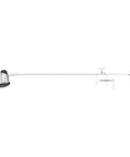 Display luminaire Clamping device 35W GU10 white IP20