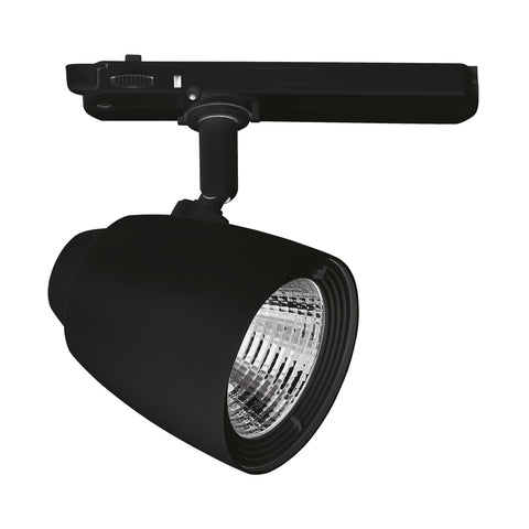 LED 3-Phase Rail Spotlight, 40°, 19W, 4000K black