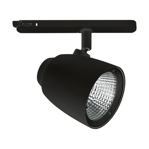 LED 3-Phase Rail Spotlight, 40°, 31W, 3000K black