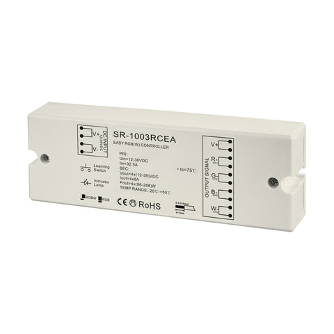 LED RF Controller RGBW receiver 4x8A 768W 24V 768W IP20