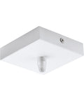 CEILING CANOPY 1-FACH, SQUARE 95X95X25 alb