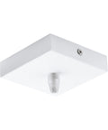 CEILING CANOPY 1-FACH, SQUARE 95X95X25 alb