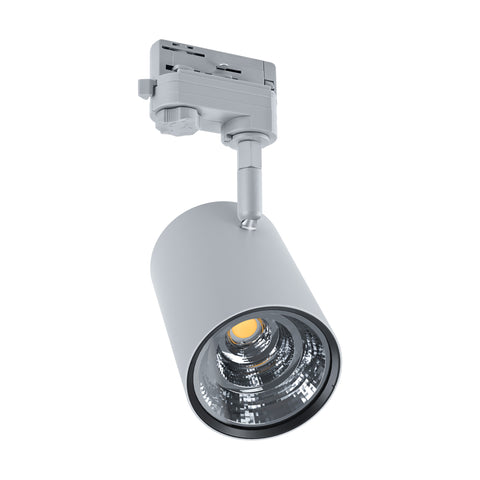 VILLANOVA 2 3-PHASE LED-SPOT argintiu 40° 3000K DALI