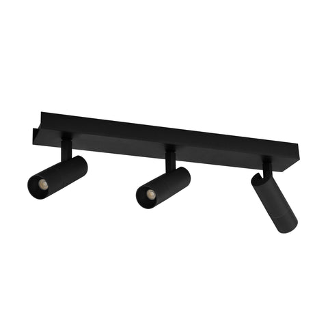 DOBLAS LED-BALKS/3 negru 3000K