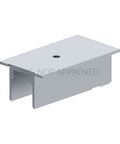 TRACK ON RECESSED COVER 3-PHASE POWER FEED DALI argintiu