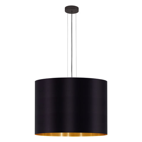 PASTERI PRO PL/1 E27 Ø1000 BK/negru-GOLD