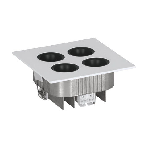 LED-EINBAUL/4 SILVER 3000K 'MIZATA'