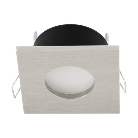 SPOTGEHÄUSE 83X83 NICKEL-M/SAT'TEDO IP65