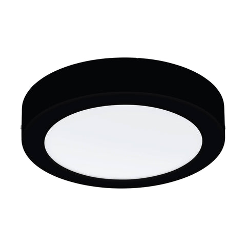 Plafoniera LED Ø225 negru 'FUEVA PRO'