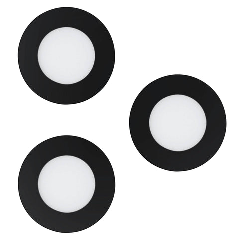 FUEVA-Z DL 3X2,8W 1170lm tuneable white  Ø86, negru