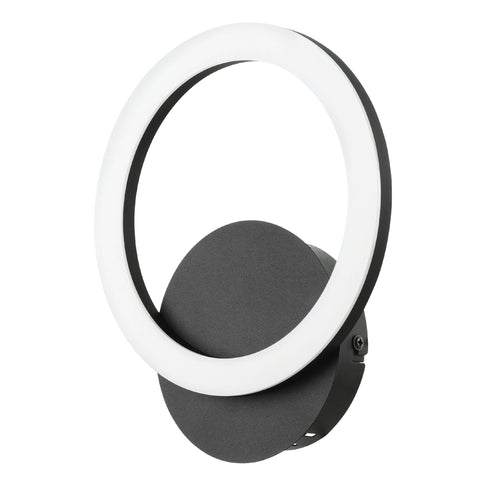 PARRAPOS-Z WL 12W 850lm tuneable white 240X200, negru/alb