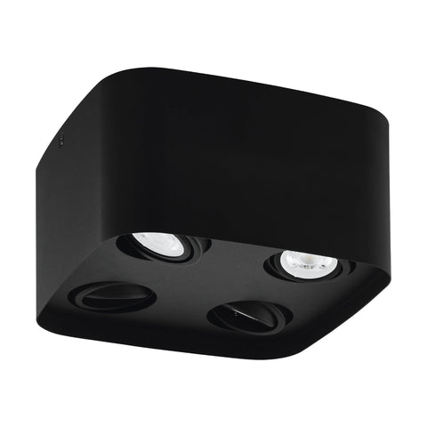 CAMINALES-Z CL 4X5W 345lm RGB+TW GU10 negru