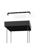 SALVILANAS-Z PL 21W 2700lm tuneable white L-700, negru/alb