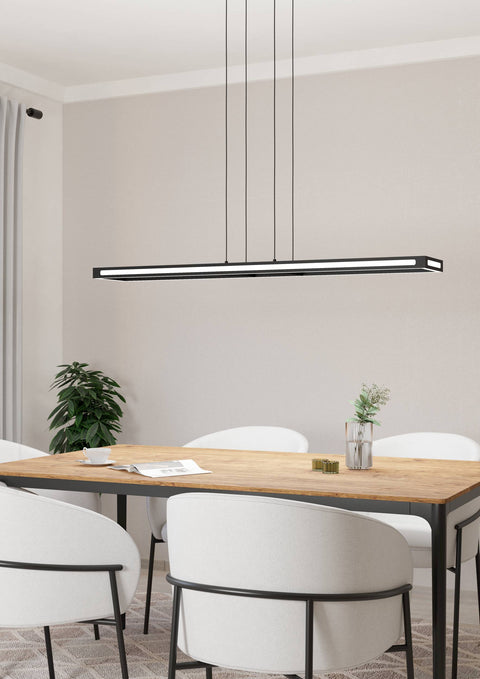 SALVILANAS-Z PL 33W 4300lm tuneable white , negru/alb