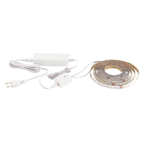 LED STRIPE-Z extension 11W 1250lm RGB + TW, 5m, alb