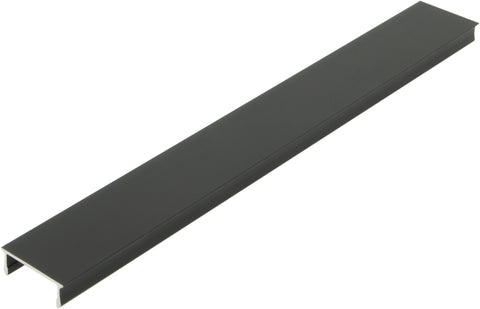 Capac din aluminiu LB plat L-2000mm L-17,8mm H-6,6mm negru