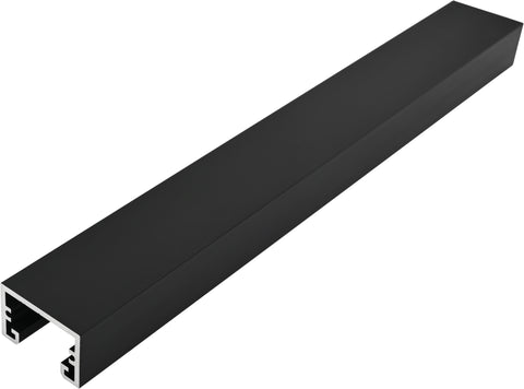Profil aluminiu LBA / negru, L-2000mm W-30mm H-19mm