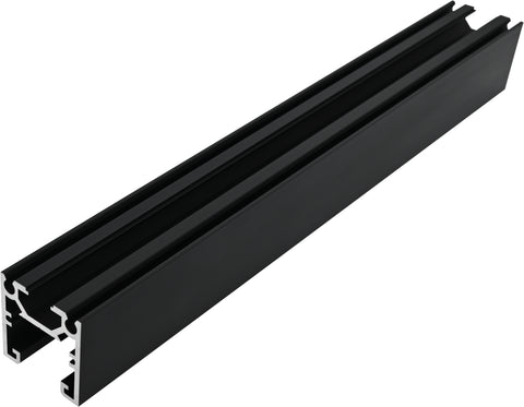 Profil aluminiu LBH / negru, L-2000mm W-30mm H-30mm