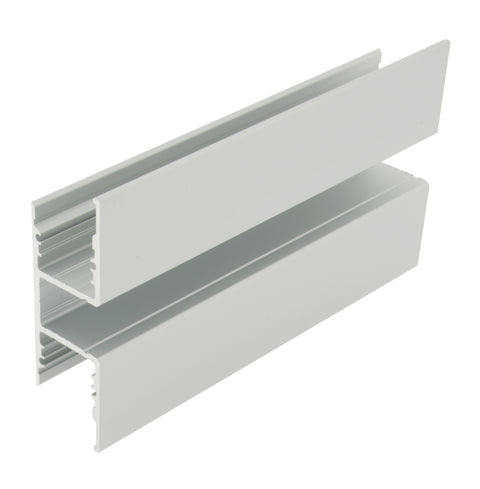 Profil aluminiu TBW, L-2000mm B-26,3mm H-80mm