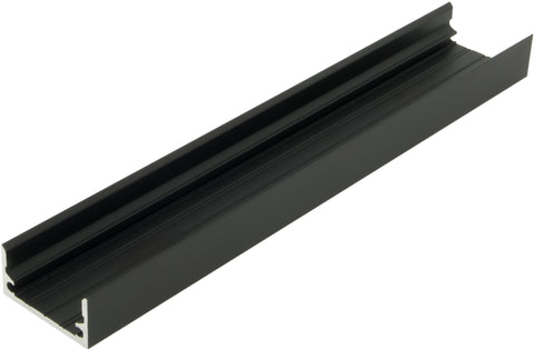 Profil din aluminiu TBF L-2000mm L-25mm H-12,5mm negru