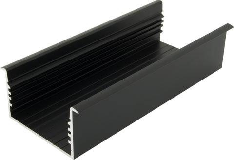 Profil din aluminiu SLI, L-2000mm L-60mm H-36mm negru