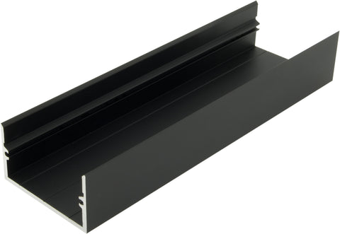 Profil din aluminiu MFL L-2000mm L-45mm H-25mm negru