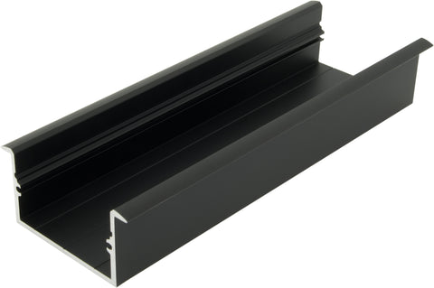 Profil din aluminiu MFJ L-2000mm L-45mm H-27mm negru