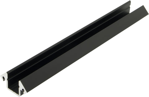 Profil din aluminiu KLE, L-2000mm L-19mm H-19mm negru