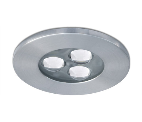 Tris-II-R LED 3x1W 3000K 135lm,dimabil,350mA,IP65,aluminiu
