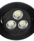 Tris-I-R/A1 LED 3x1W 6000K 180lm,dimabil,350mA,IP20,negru