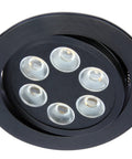 Viano-II-R/A1 LED 6x1W 3000K 270lm,dimm.,350mA,IP20,negru