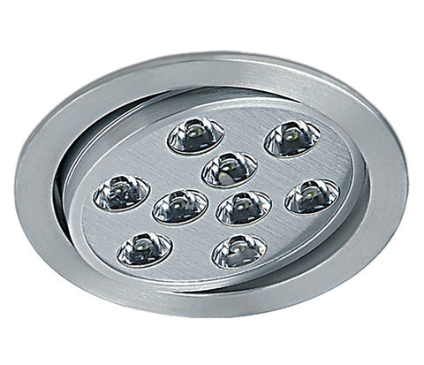Siltu-R/A1 LED 9x1W 3000K 405lm,dimabil,350mA,IP20,alu