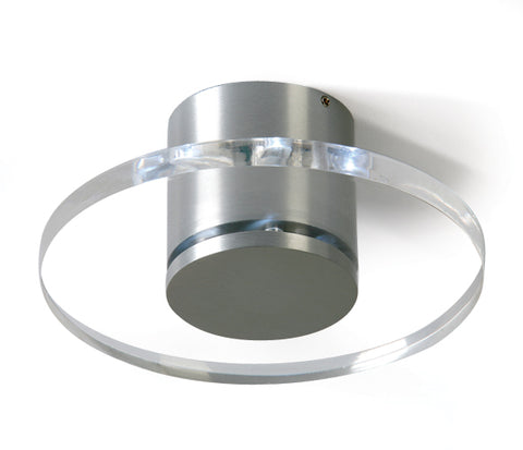 Roze-I-R LED 6x0,2W 6000K, IP20, aluminiu