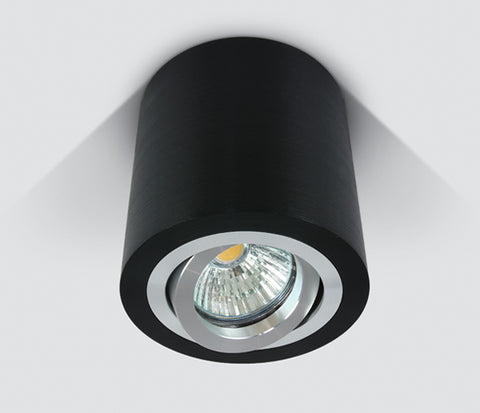 Edda Round-CL MR16, GU10, 10W, 230V, adjustable, negru