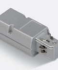3PH- end feed-in, left, gri, Serie albastru LINE ROUND