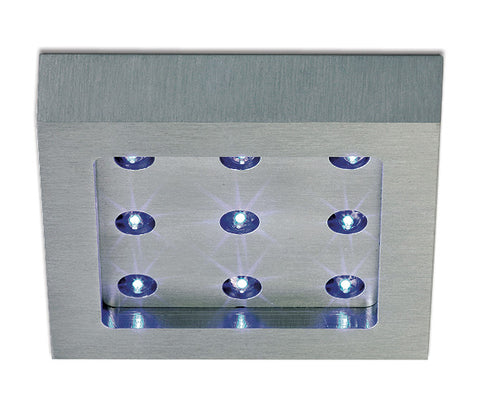 Todd-II-Q LED 9x0,2W, IP20, aluminiu