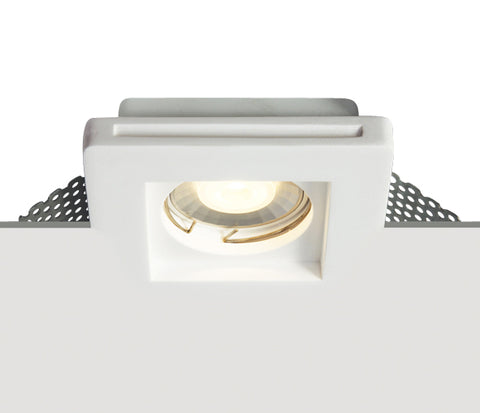 Gypsum Square GT1, MR16 GU10, 50W, IP20, alb