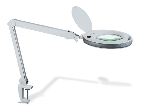 Magnifying lens cu LED light 8W, 760lm, 6000K 230V, alb