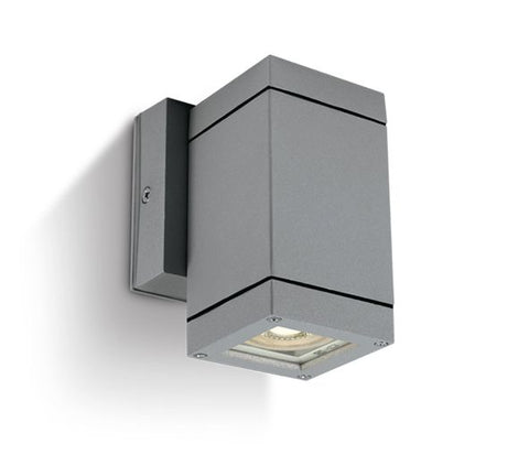 Cube 1-WL, 35W, MR16, GU10, 100-240V, IP54, gri