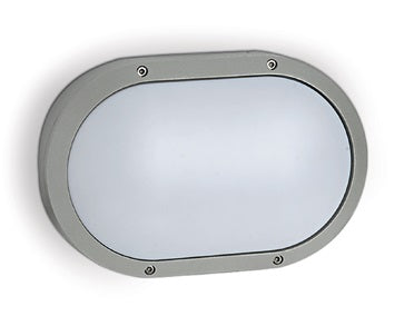 Aplică Teiko Oval, E27, 2x20W, IP54, gri