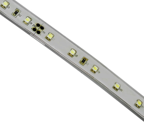 Marra LED, 4,8W/m, 60LEDs/m, albastru, 24VDC, IP65