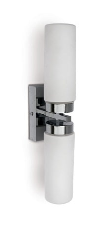 Mirall, E14, 2x40W, IP44, cromat