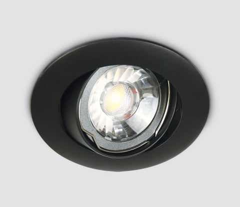 Punto-A PAR16, GU10, 50W, IP20, ajustabil, negru