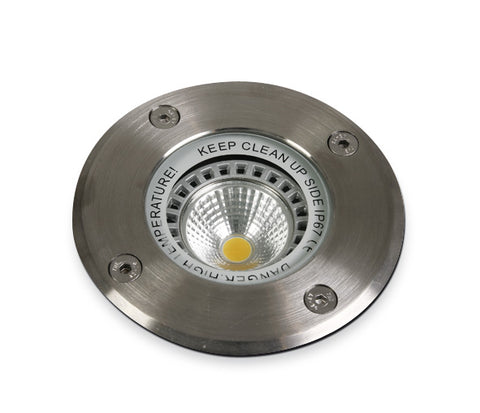TERRA, GU10, 35W, IP67, rotund, aluminiu